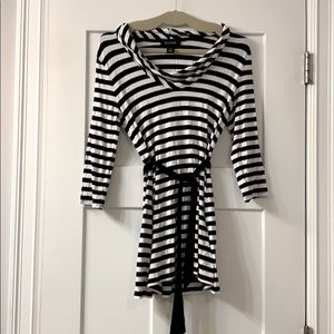 WHBM striped tunic top